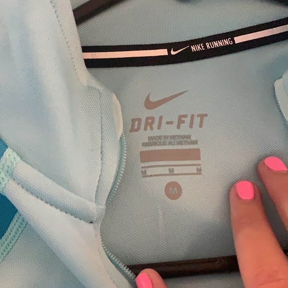 Blue Nike quarter zip - Picture 3 of 4